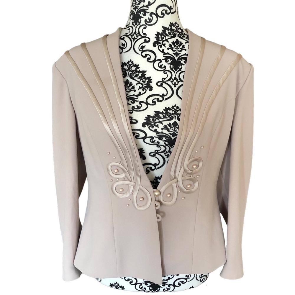 Vintage robes Lawrence dress by/par Stanley Sklar blazer